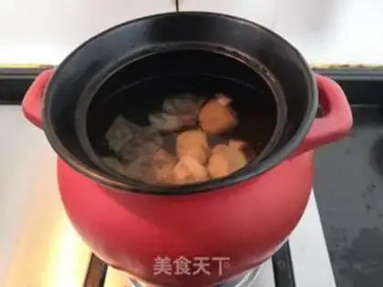Make The chicken soup of the teacushroom fish step 8