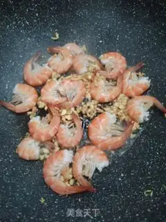 Make Garlic shrimp step 2