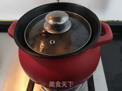 Make The chicken soup of the teacushroom fish step 9