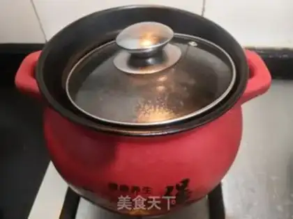 Make The chicken soup of the teacushroom fish step 15