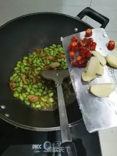Make Bean fried meat step 4