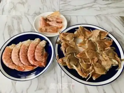 Make Spicy shrimp crabs step 1