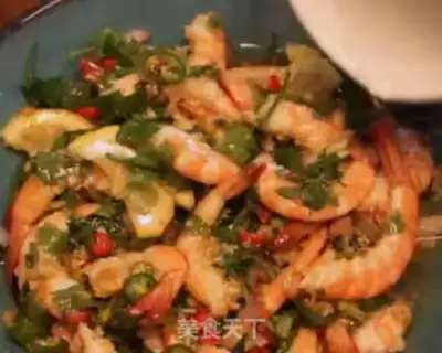 Make Lemon sour shrimp step 4