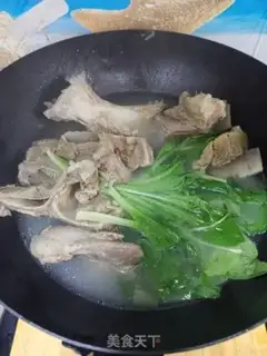 Make Pork fan bone, cabbage soup step 6