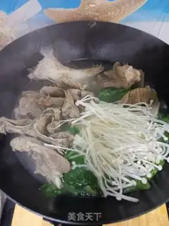 Make Pork fan bone, cabbage soup step 7