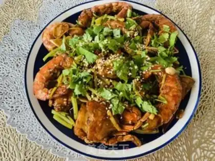 Make Spicy shrimp crabs step 13