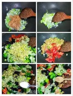 Make Double bean sprouts step 5