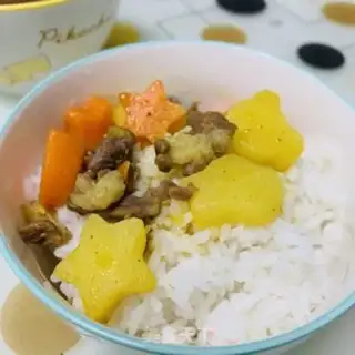 Make curry beef fried potato carrots step 9