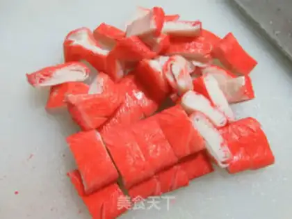 Make Crab sticks, tofu step 2