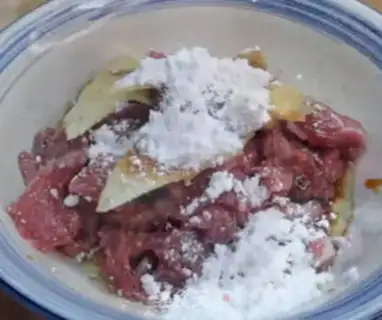 Make Garlic beef step 0