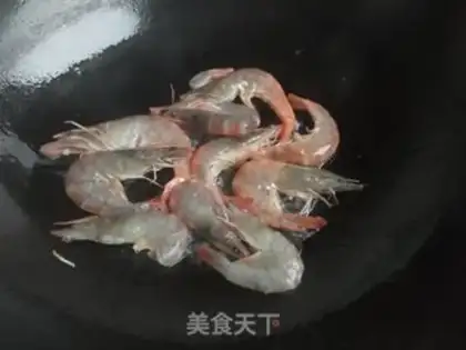Make Shrimp peas and chips step 3