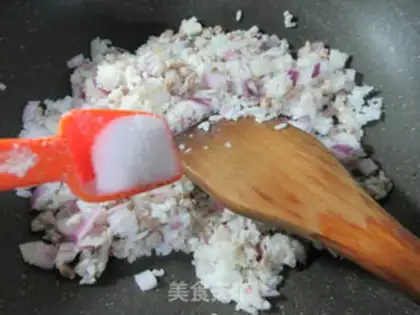 Make Onion fried rice step 5