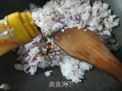Make Onion fried rice step 6