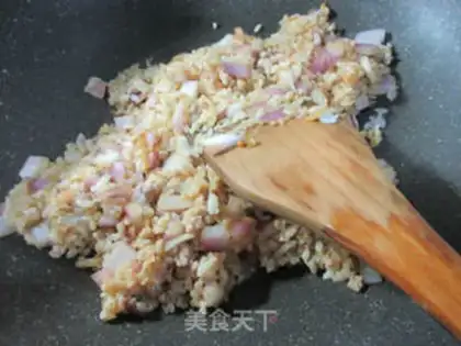 Make Onion fried rice step 7