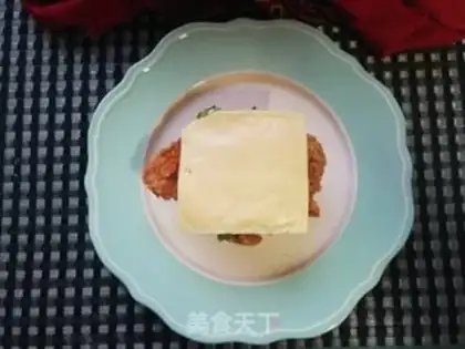 Make Chicken steak cheese medium burger step 9