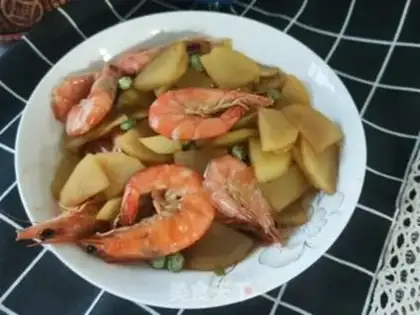 Make Shrimp peas and chips step 11