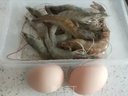 Make Pork, shrimp, dumpling step 2