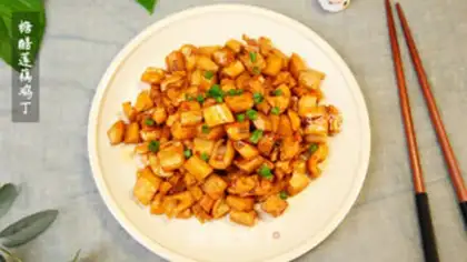 Make ♪ Sweet Jelly Lotus chicken ♪ step 8