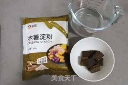 Make Red sugar pearl tea step 0