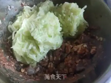 Make Pork, shrimp, dumpling step 12