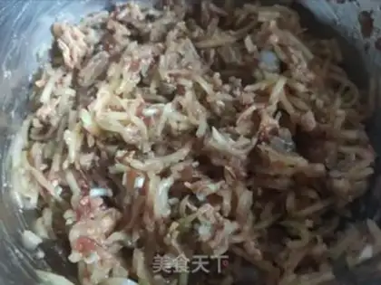 Make Pork, shrimp, dumpling step 13