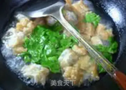 Make Celery leaves and oil soup step 4