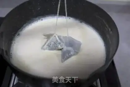 Make Red sugar pearl tea step 8