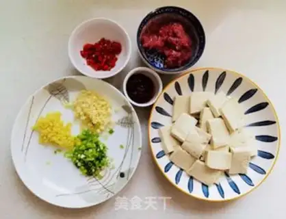 Make Fish tofu step 1