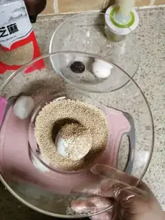 Make Sesame rice cake step 5