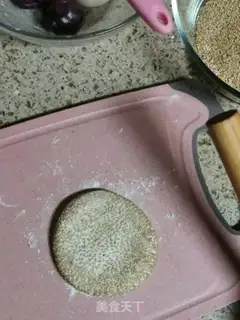 Make Sesame rice cake step 6