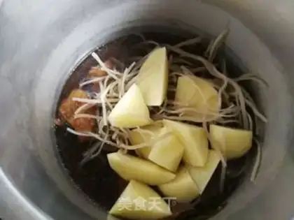 Make Potato fan stew step 4