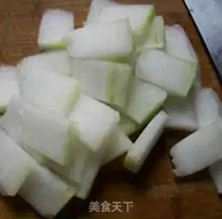 Make Goose blood melon soup step 2