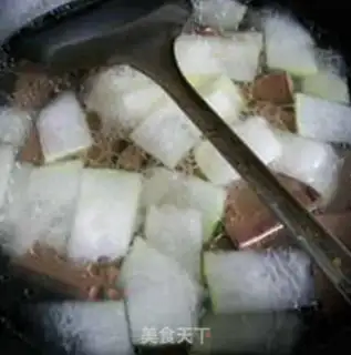 Make Goose blood melon soup step 6