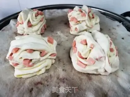 Make Ham sausage roll step 6