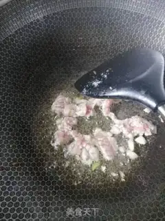 Make Meat and green beans step 1