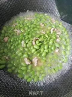 Make Meat and green beans step 3