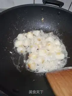 Make Quail egg apricot mushroom step 4
