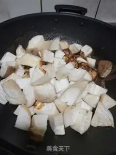 Make Quail egg apricot mushroom step 6