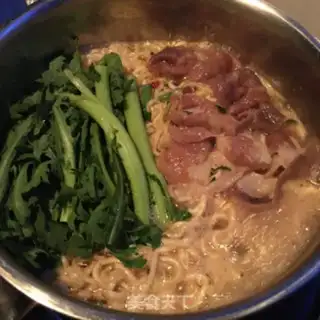 Make ♪ The lamb rolls, the noodles ♪ step 7