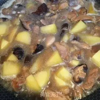 Make Potato mushrooms for chicken legs step 7