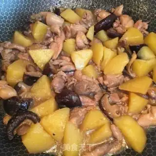 Make Potato mushrooms for chicken legs step 8