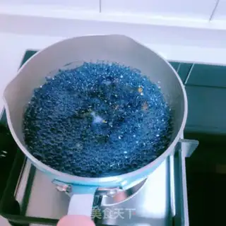 Make Blue crystal steam step 5