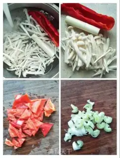 Make ♪ White mushrooms and sweet peppers and broccoli ♪ step 2