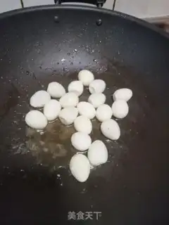 Make Quail egg apricot mushroom step 3
