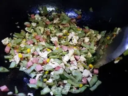 Make Bean horned rice step 6