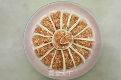 Make The flowers are rich and the radish is made step 6