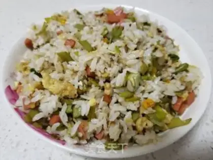 Make Bean horned rice step 8