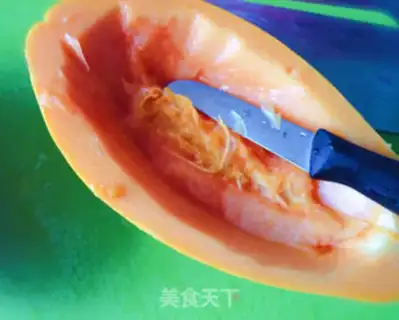 Make The papaya silver ear step 2