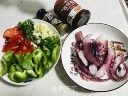 Make Soy sauce, octopus step 1