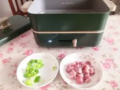 Make Meat sauce and rice step 0